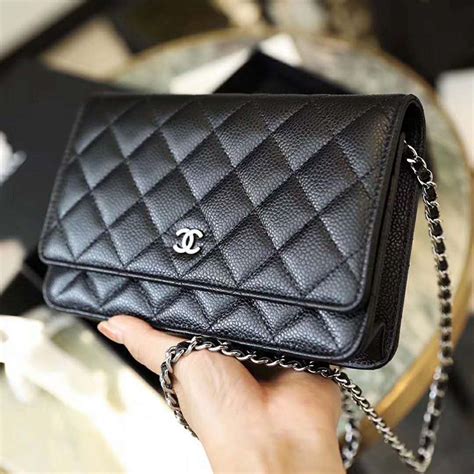 chanel classic wallet on chai|Chanel wallet on chain lambskin.